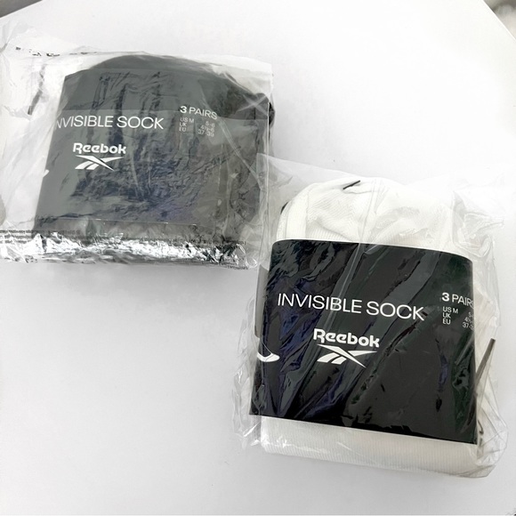 Reebok Other Reebok No Show Socks Black And White Set Nwt Poshmark